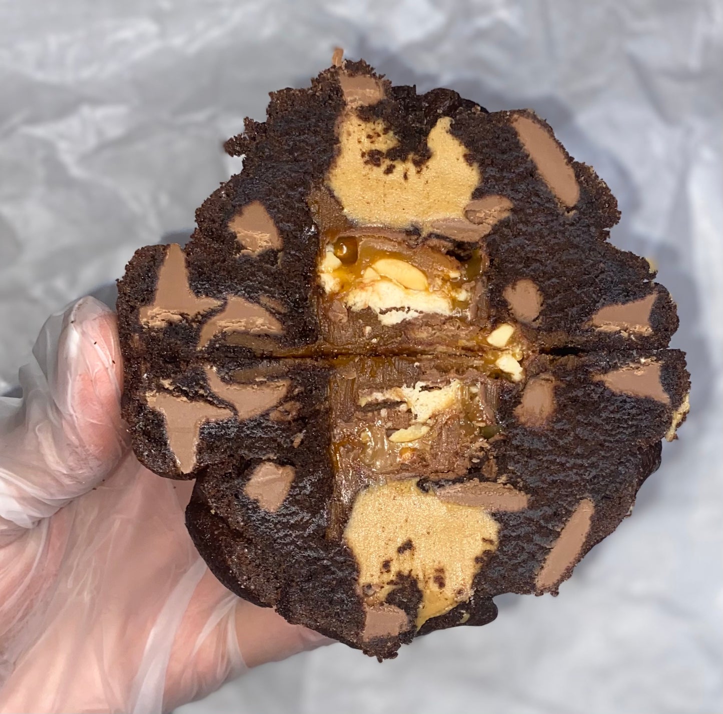 Snicker Bomb cookie
