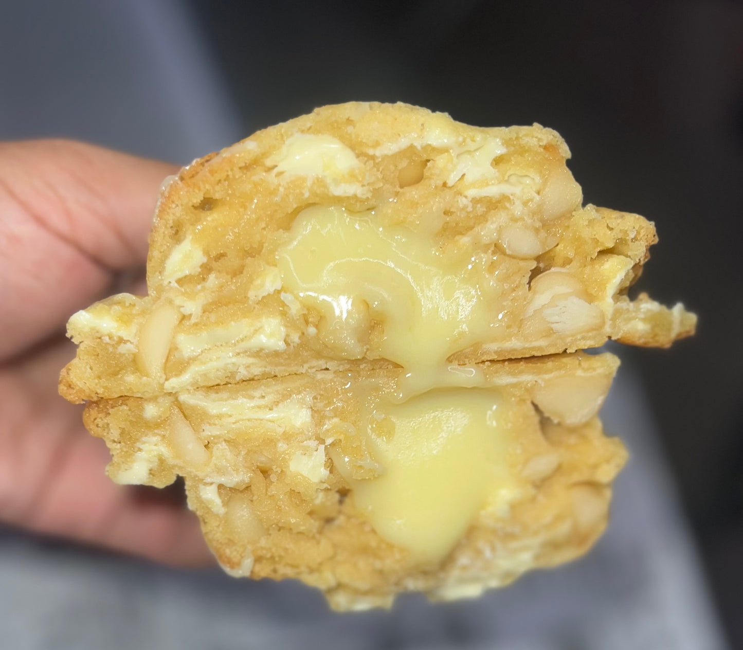 White chocolate Macadamia